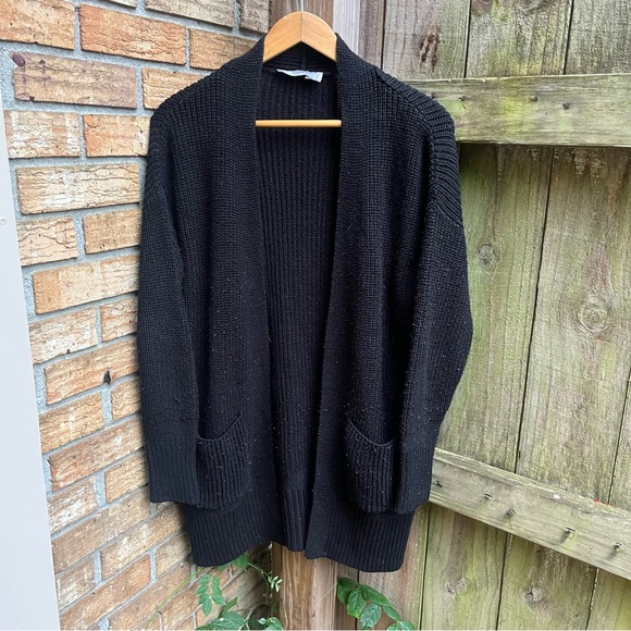 ASOS Oversized Black Knit Cardigan - Picture 1 of 3